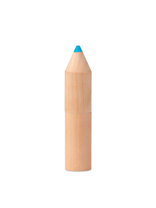 MO™ Petit coloret – 6 creioane în cutie de lemn