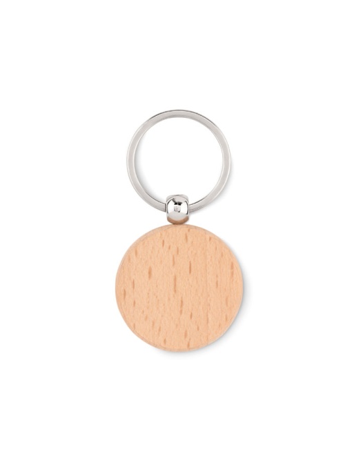 MO™ Toty wood – Breloc rotund din lemn