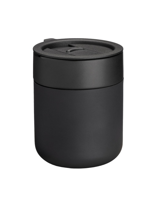 ON™ Cană ceramică 300 ml acoperită cu silicon. Capac PP detașabil cu deschidere glisantă - Img 1