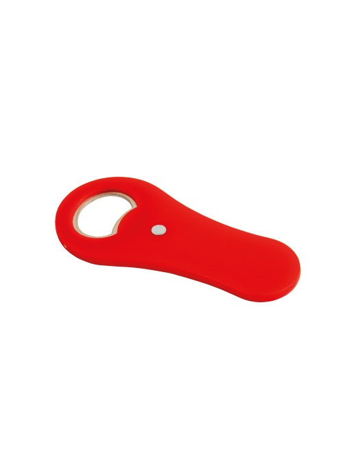 ON™ Plastic bottle opener with magnet