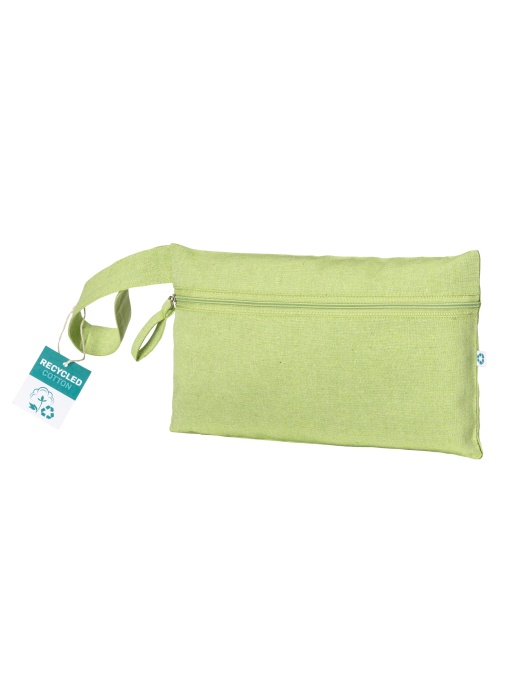 ON™ Document holder made of 180 g/m2 recycled cotton with zipper closure, GRS certified