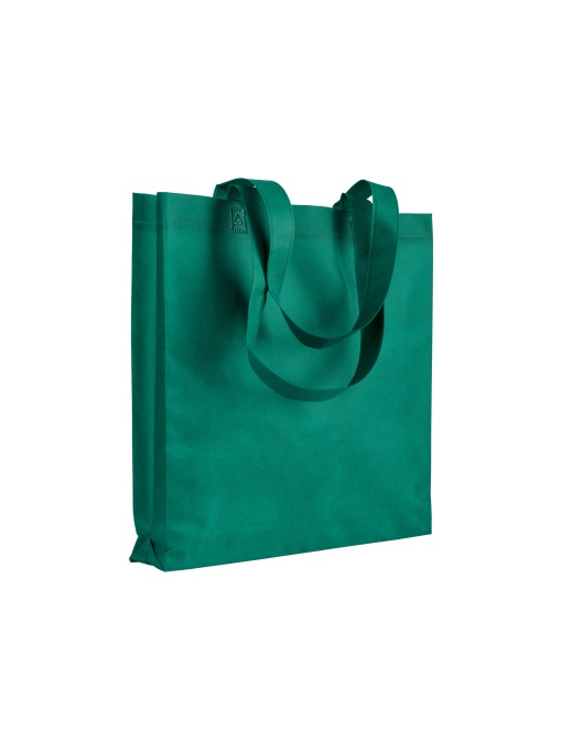 ON™ Heat-sealed 80 g/m2 non-woven fabric shopping bag with gusset and long handles