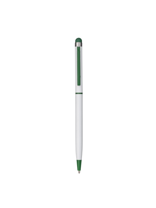 ON™ Metal twist pen, with touchscreen, clip and matching tip.