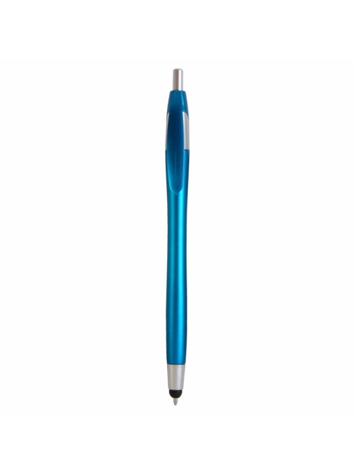ON™ Plastic snap pen with touchscreen rubber tip