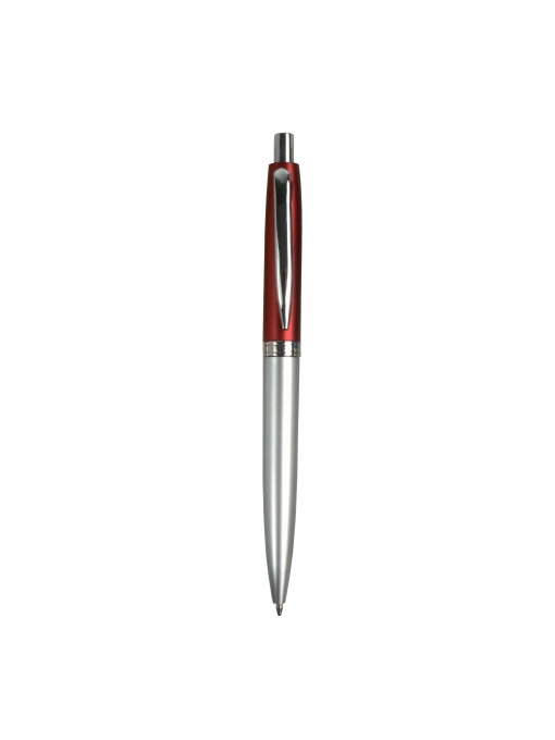 ON™ Plastic snap pen with two-tone barrel and metal clip
