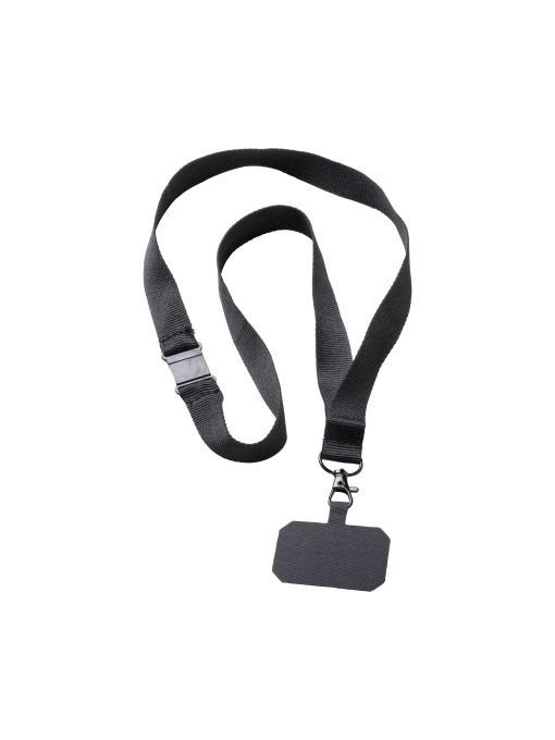 ON™ Polyester neck ribbon with cell phone holder tag