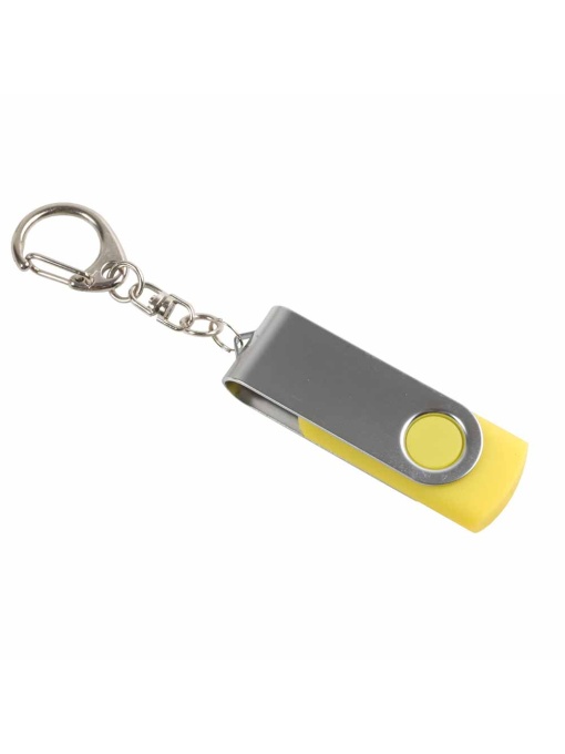 ON™ Rotatable, 8 GB, rubberised ABS/metal pen drive. Upload on request with delivery in 2 week
