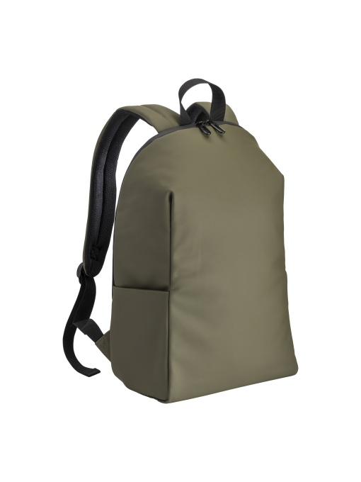 ON™ Rucsac pentru laptop din PU moale, rezistent la apă