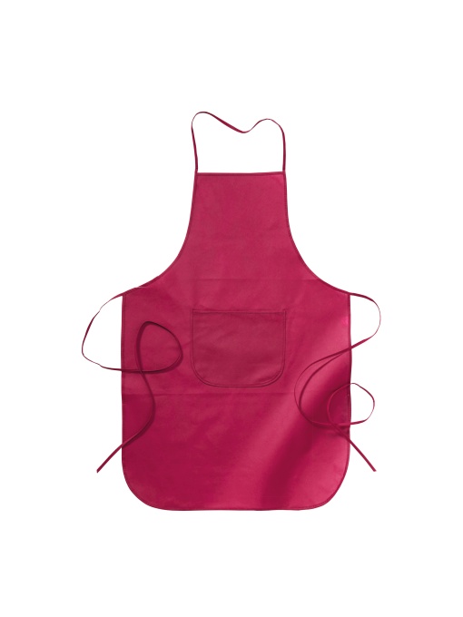 ON™ Șorț lung de gătit din material netesut (80 g/m2) cu buzunar frontal, 60 x 90 cm