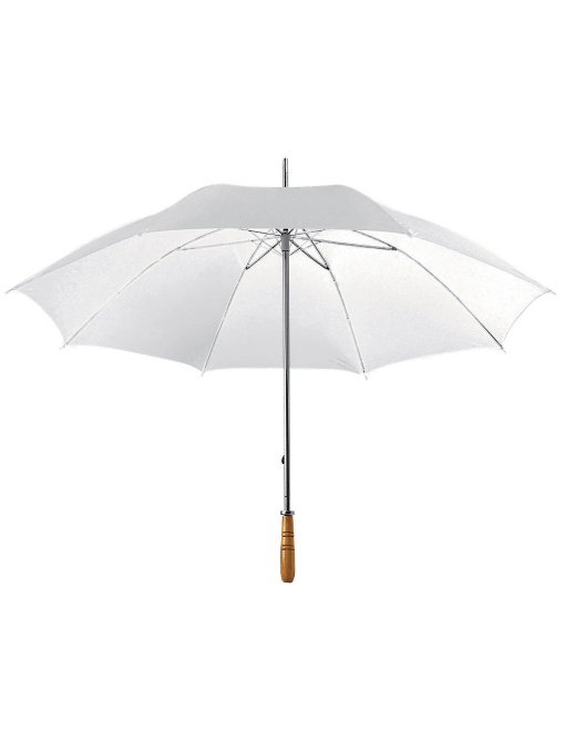 ON™ Golf umbrella with steel shaft and straight wood handle