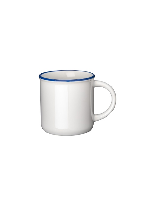ON™ Vintage 240 ml ceramic mug with sublimation coating and colored rim