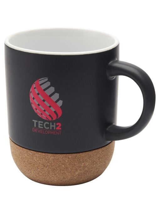 PF™ Billie 300 ml ceramic mug with cork details and matt finish - Img 1