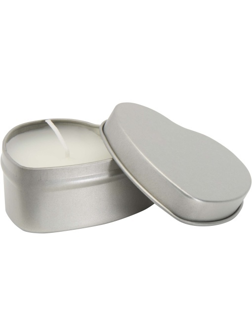 PF™ Blissful heart-shaped tin candle with vanilla aroma - Img 1