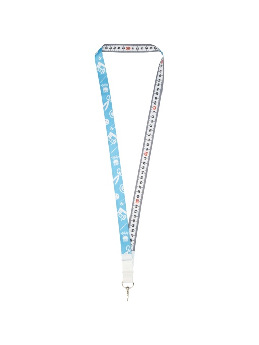 PF™ Isla lanyard sublimabil PET reciclat 1 m cu sistem de siguranță detașabil