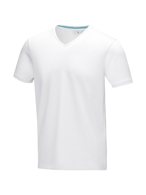 PF™ Kawartha tricou bărbați organic cu decolteu în V, mânecă scurtă