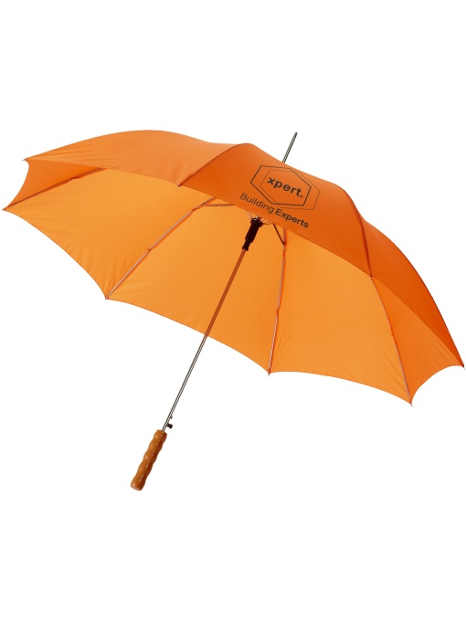 PF™ Lisa umbrelă 23&quot;&quot; auto open cu mâner din lemn - Img 1