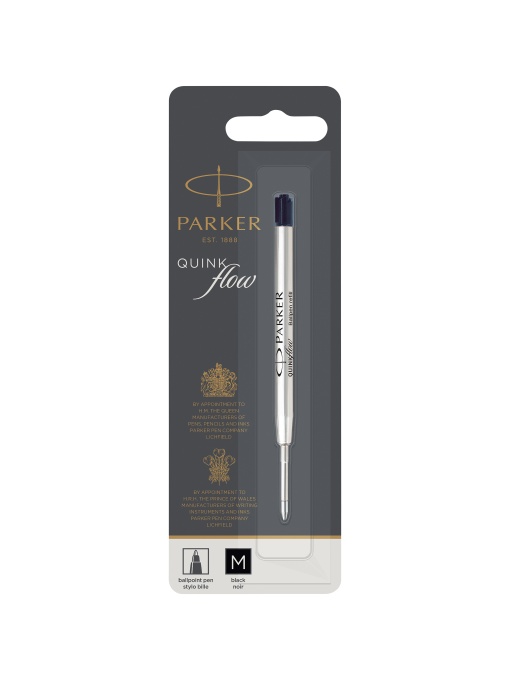 PF™ Parker Quinkflow rezerve pix (cerneală neagră)