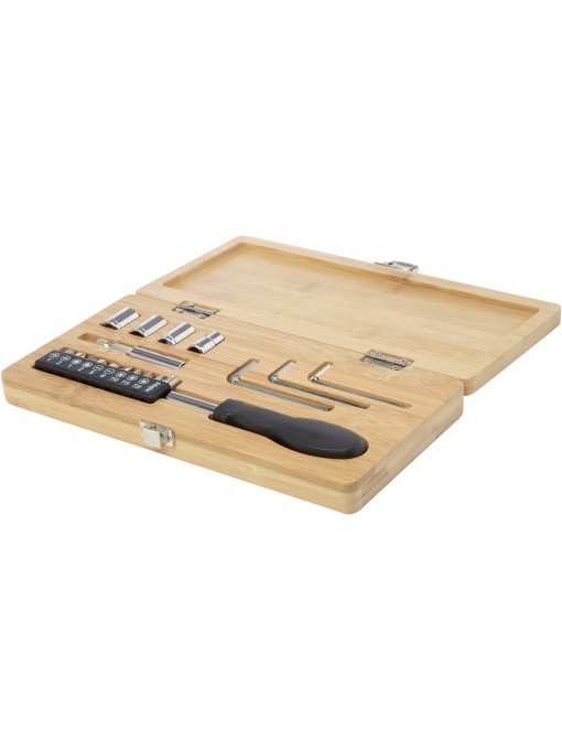 PF™ Rivet set unelte 19 piese din bambus/plastic reciclat