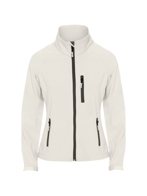 RO™ ANTARTIDA WOMAN | Softshell damă 2 straturi cu fermoar invertit și protecție bărbie | Shell: 92 % poliester / 8 % elastan | Lining: 100 % poliester microfleece, 300 gsm