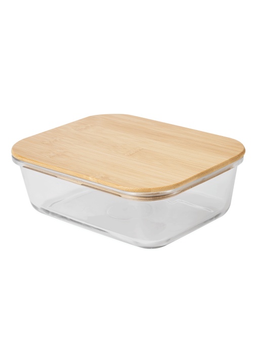 TOP™ Cutie de prânz ROSILI L, cu capac din bambus: capacitate aprox. 1.060 ml