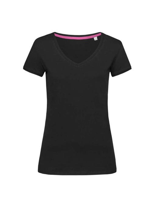 Tricou cu guler în V pentru femei