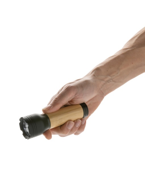 XD™ Lucid 3W RCS certified recycled plastic &amp; bamboo torch - Img 1