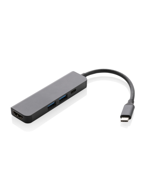 XD™ Terra hub din aluminiu reciclat RCS cu intrare HDMI