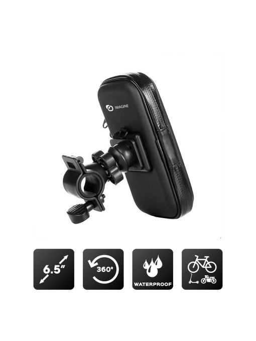 AK™ AME Suport impermeabil smartphone pentru biciclete/scutere, până la 6,5"