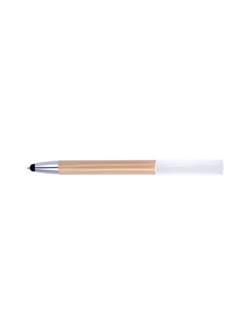 AX™ Bamboo ball pen, touch pen, phone stand