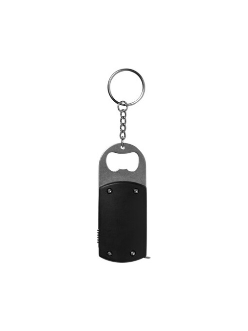 AX™ Keyring, LED light, bottle opener, measuring tape 1m