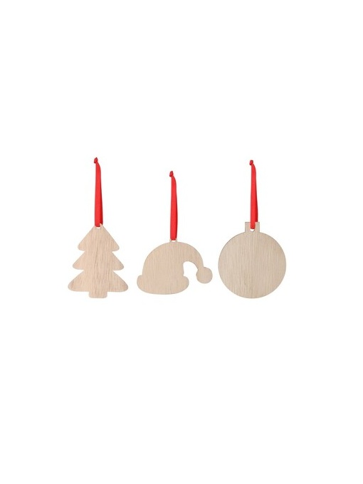 AX™ Wooden hanger, Christmas pattern