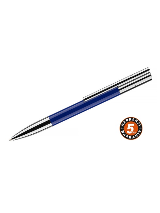 BLUE C™ Ball pen with USB flash drive 16 GB BRAINY