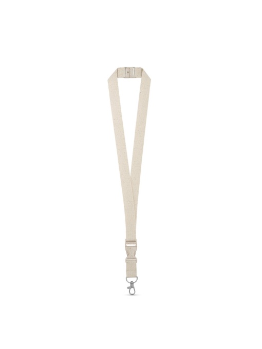hi!™ BALLINA Lanyard in 100% cotton with metal carabiner