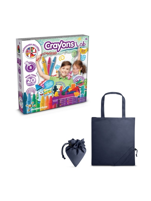 hi!™ Crayon Factory Kit II Joc educațional furnizat cu o pungă de cadou pliabilă 190T