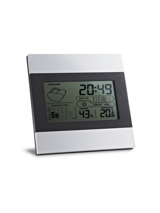 hi!™ DENE Desktop weather station with LCD screen in aluminum and ABS - Img 1