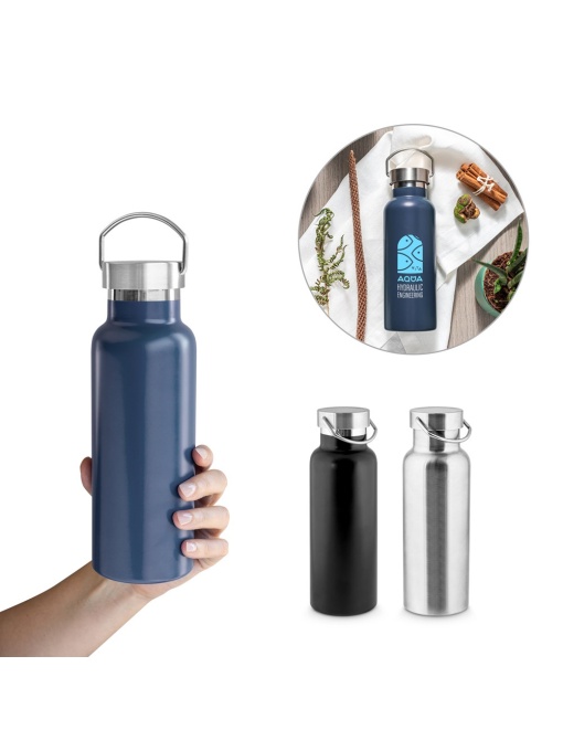 hi!™ DUPLANTIS Stainless steel bottle (90% recycled) with vacuum insulation 750 mL - Img 1