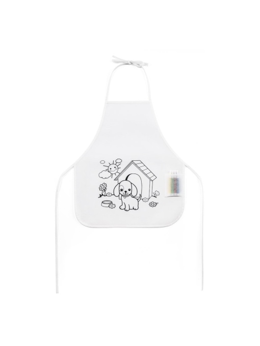 hi!™ NILO Children's coloring apron (80 g/m²)