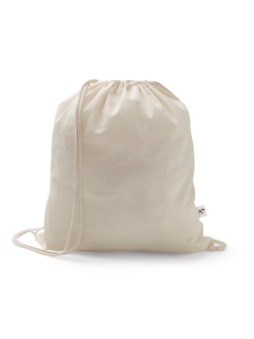 hi!™ SALAMANCA Sacoșă rucsac din bumbac reciclat (70%) și poliester (30% rPET) (150 g/m²)