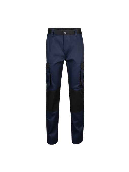 hi!™ VL NJORD Pantaloni din twill cu buzunare multiple în două tonuri (240 g/m²), din bumbac (35%) și poliester (65%)