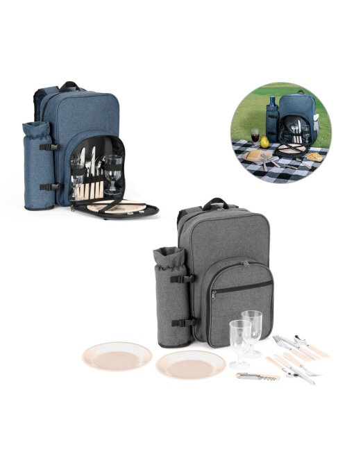hi!™ WHITSUNDAY 600D High Density Recycled Polyester Picnic Cooler Backpack - Img 1