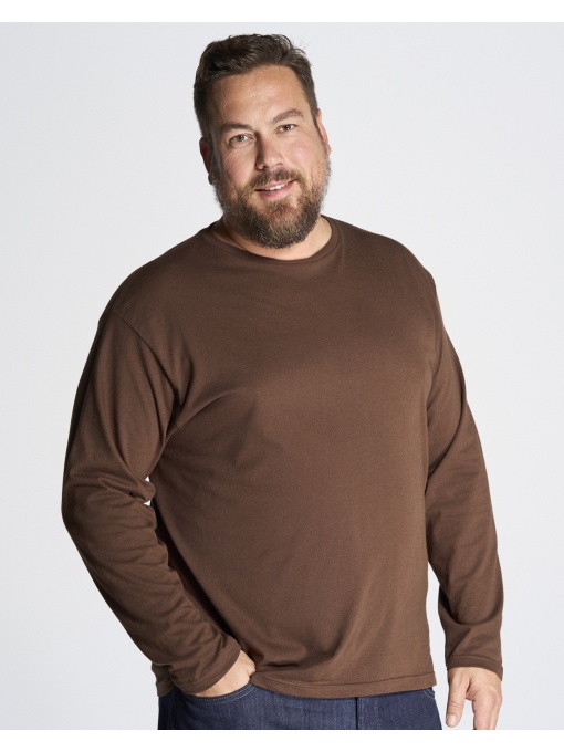 JHK™ Tricou Regular Mânecă Lungă King Size
