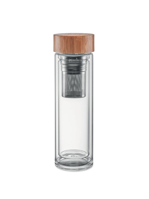 MO™ Batumi glass – 400 ml double-wall glass bottle