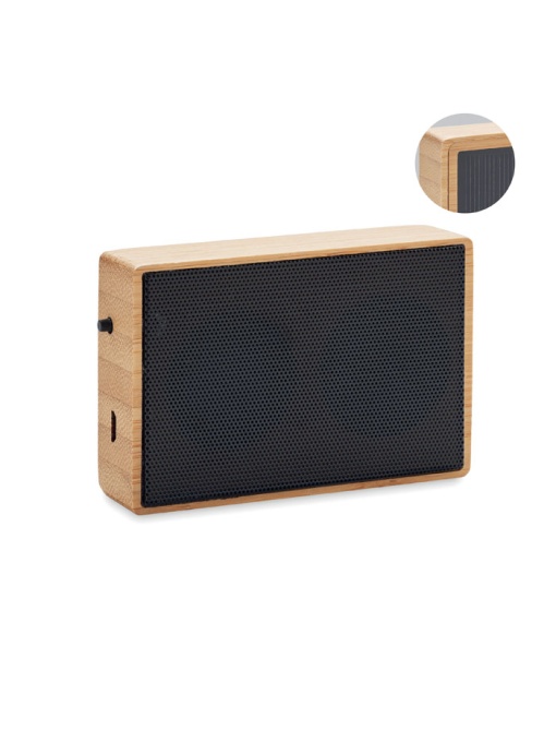 MO™ Solae – Bamboo solar wireless speaker