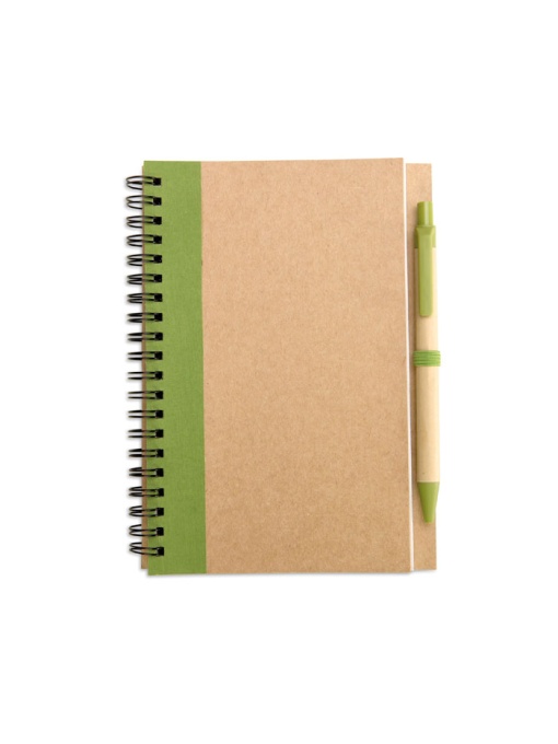 MO™ Bloc notes reciclat și pix