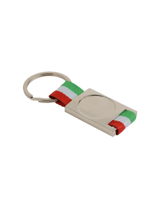ON™ Breloc din metal și nylon. Centrul personalizabil cu rășină