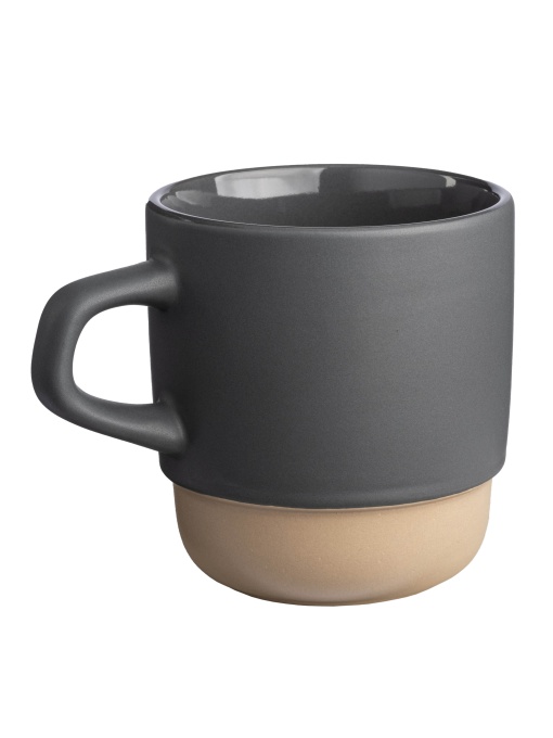 ON™ Cană ceramică 320 ml. Suprapozabilă. Exterior mat, interior lucios - Img 1