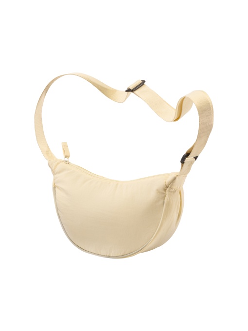 ON™ Nylon round bag with adjustable shoulder strap, zipper closure