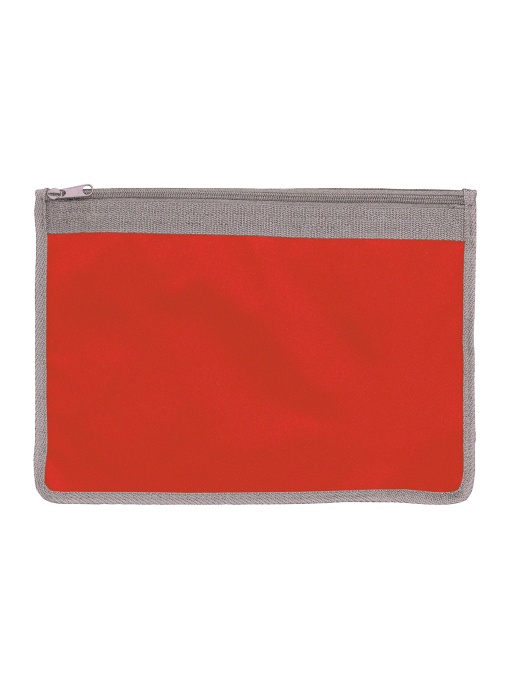 ON™ 420D polyester brief folder, zip closure
