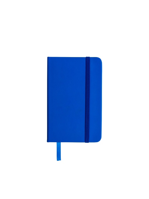 ON™ PU notebook with coloured elastic, ruled sheets (80 pages), satin bookmark