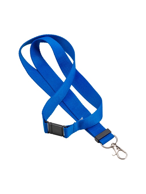 ON™ Recycled polyester R-PET lanyard with carabiner and safety hook